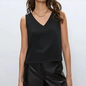 Aritzia Babaton Murphy Blouse Black Women's Extra Small